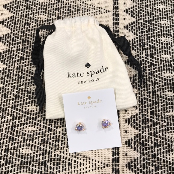 kate spade Jewelry - Kate Spade Gold-Tone Iridescent Studs